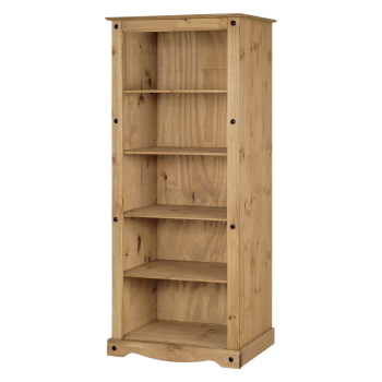 Bücherregal 4 Fachböden CORONA 3 Wachs
