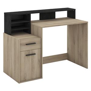 Schreibtisch DELPHI Eiche/schwarz antik