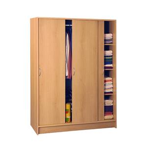 Kleiderschrank mit Schiebetüren 3323 Buche