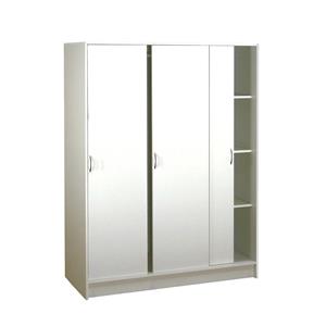 Kleiderschrank mit Schiebetüren 3323 weiß