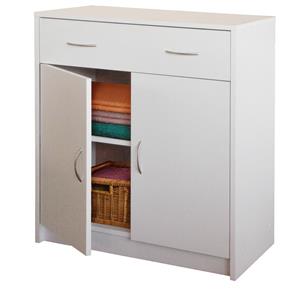 Kommode mit Tür 4123 weiß