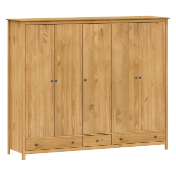 5-türiger TORINO-Wachs-Kleiderschrank