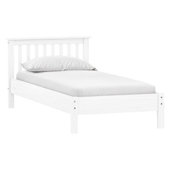 Einzelbett TORINO 90x200 weiß lackiert