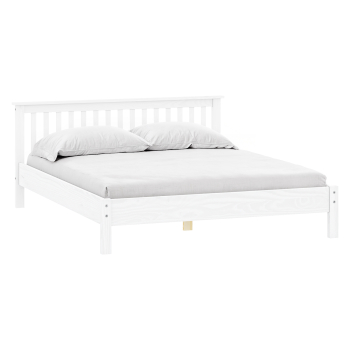 Doppelbett TORINO 180x200 weiß lackiert