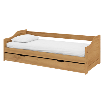 Einzelbett mit Zusatzbett 8808V Wachs