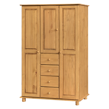 3-türiger Kleiderschrank 8851 Wachs