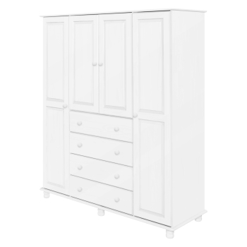 4-türiger Schrank 8852B Lack-weiß