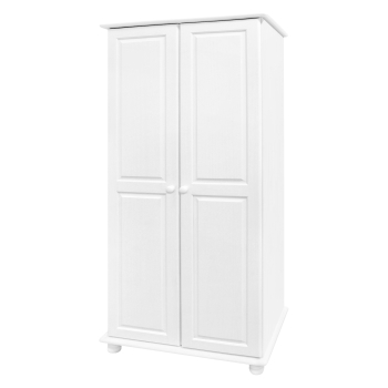 2-türiger Kleiderschrank 8860B Lack-weiß
