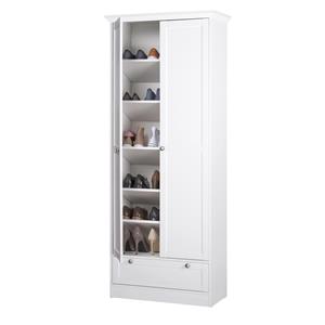 Kleiderschrank 2 Türen + 1 Schublade LANDWOOD 13
