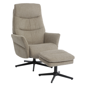 Relax-Sessel mit Fußstütze MODENA beige