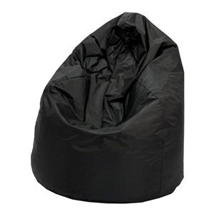 Sitzsack JUMBO schwarz mit Füllung